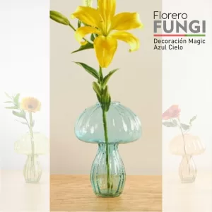 FLORERO FUNGI DEC MAGIC / AZUL CIELO (Precio no incluye envío)